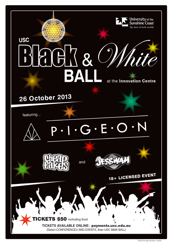 B&W Ball - poster