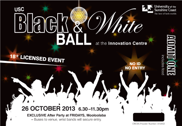 B&W Ball - ticket