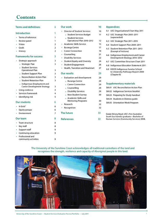 Student Services Review Portfolio p3